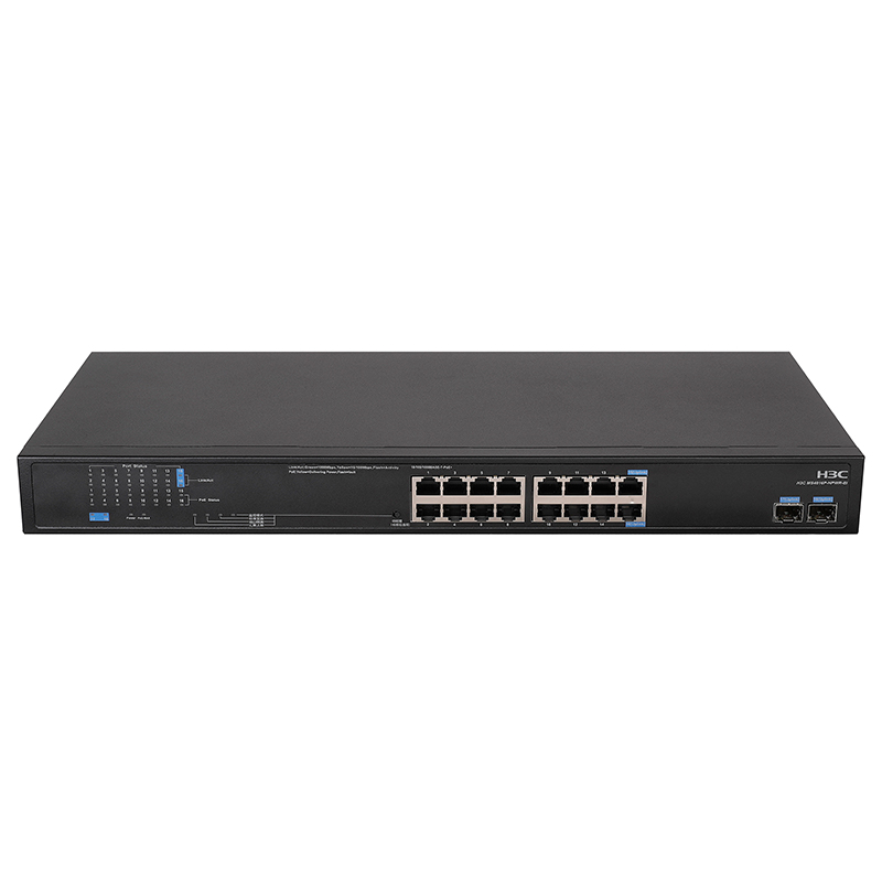 H3C MS4016P-HPWR-EI 16电+2个上行千兆光口POE无管理安防交换机